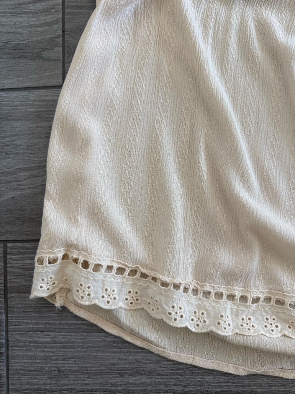 Knox Rose|Boho Cream floral Embroidered Long-Sleeve Peasant Blouse,crotchet••• - Picture 4 of 13